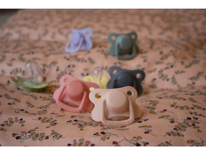 Filibabba Pacifiers 2-pack - Peach +6 months