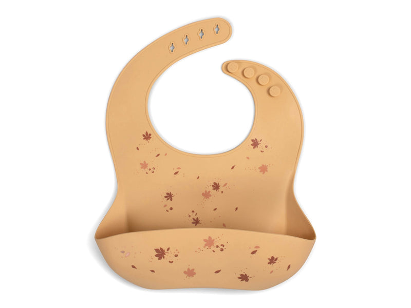 Filibabba Silicone bib with print - Chestnuts