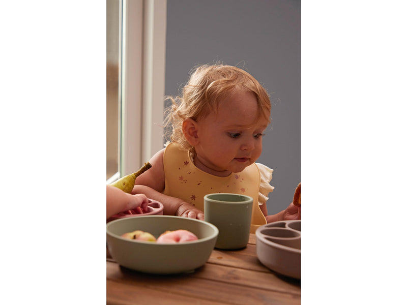 Filibabba Silicone bib with print - Chestnuts