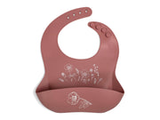 Filibabba Silicone bib with print - Fall Flowers