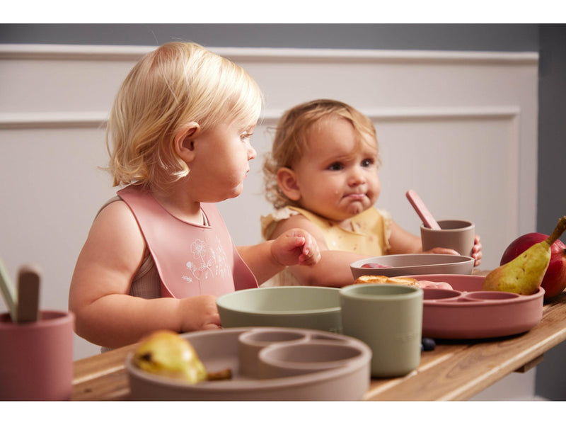 Filibabba Silicone bib with print - Fall Flowers