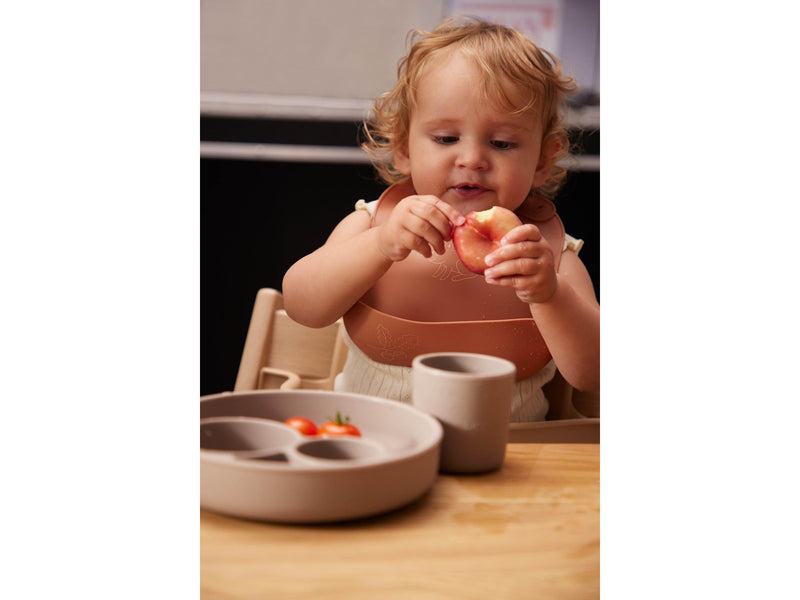 Filibabba Silicone bib with print - squirrel