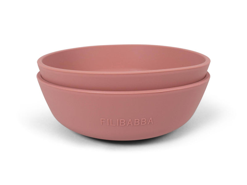 Filibabba Silicone bowl 2-pack - Rose