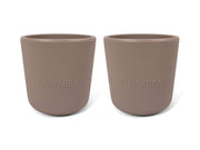 Filibabba Silicone cup 2-pack - Warm Grey