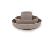 Filibabba Silicone dinner set - Warm Grey