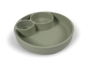 Filibabba Silicone divided plate - Green