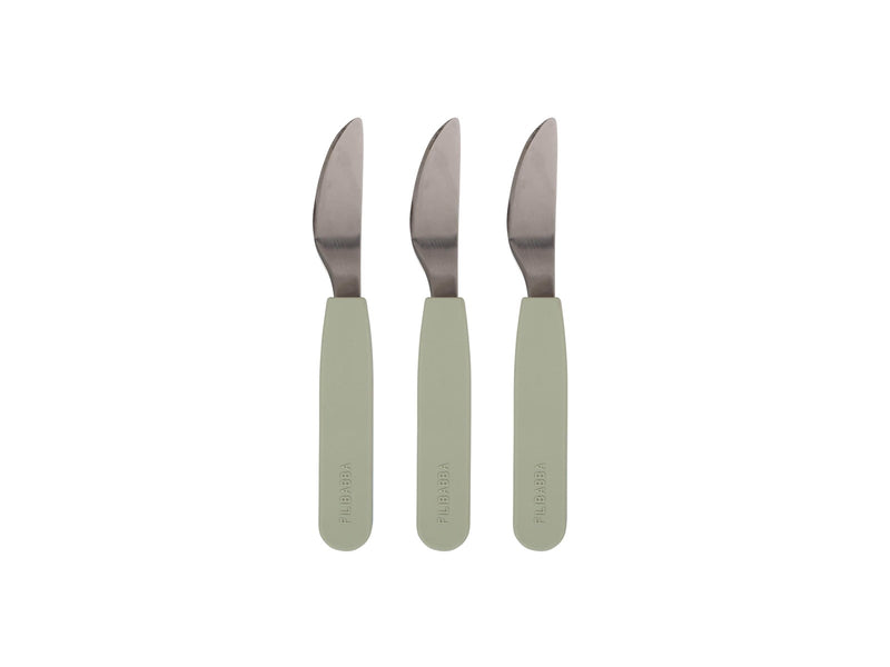Filibabba Silicone knife 3-pack - Green