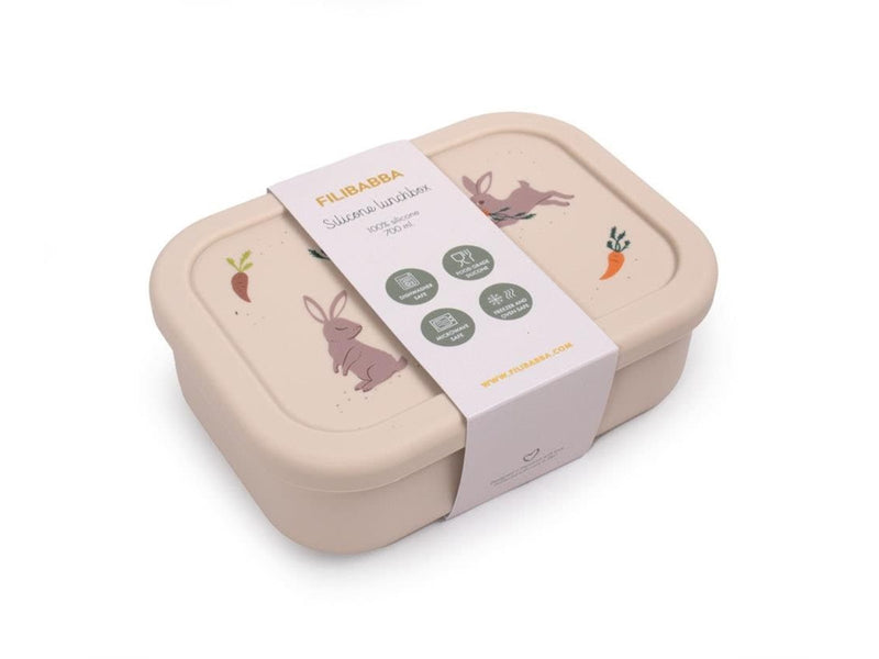 Filibabba Silicone lunchbox - Toasted Almond