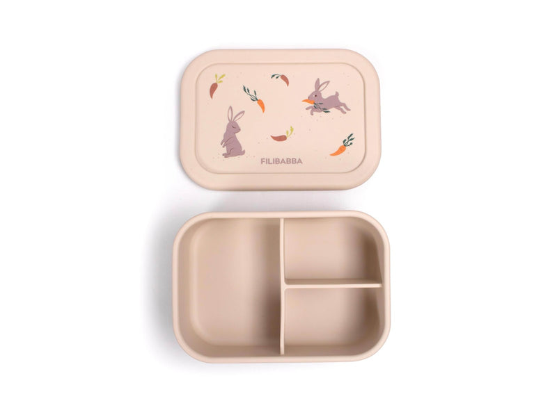 Filibabba Silicone lunchbox - Toasted Almond