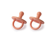 Filibabba Silicone pacifier 2-pack - Coral