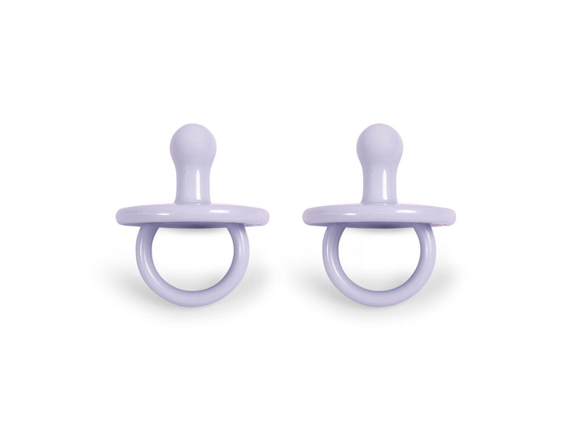 Filibabba Silicone pacifier 2-pack - Fresh violet