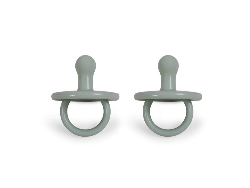 Filibabba Silicone pacifier 2-pack - Moss green