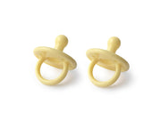 Filibabba Silicone pacifier 2-pack - Pale banana