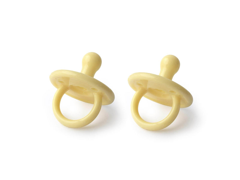 Filibabba Silicone pacifier 2-pack - Pale banana