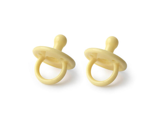 Filibabba Silicone pacifier 2-pack - Pale banana