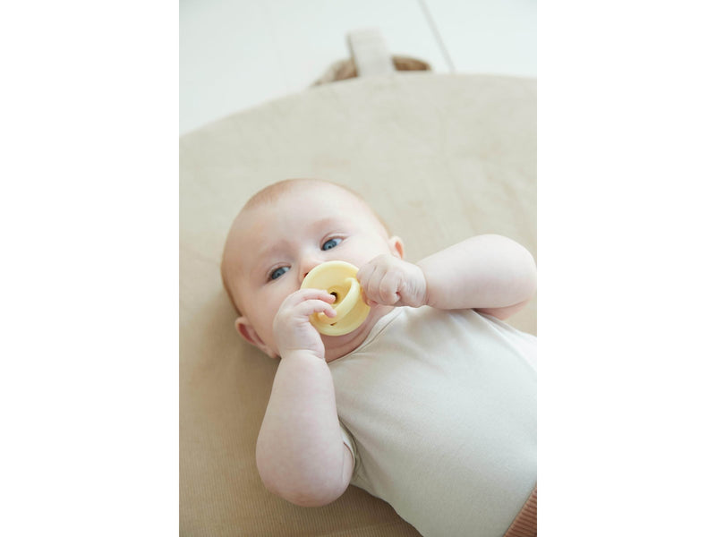 Filibabba Silicone pacifier 2-pack - Pale banana