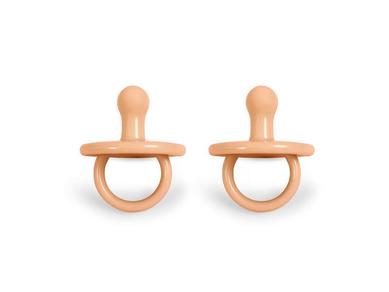 Filibabba Silicone pacifier 2-pack - Peach