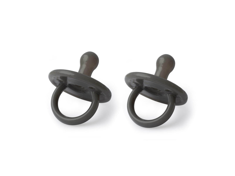 Filibabba Silicone pacifier 2-pack - Stone grey