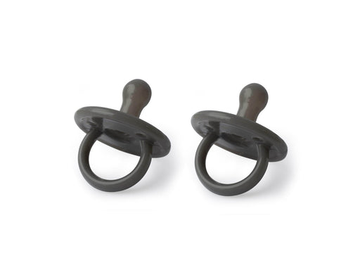 Filibabba Silicone pacifier 2-pack - Stone grey