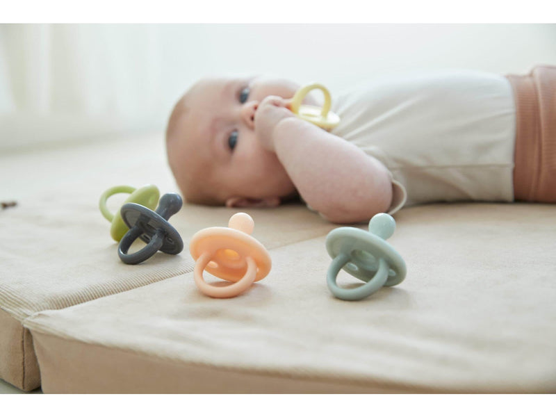 Filibabba Silicone pacifier 2-pack - Stone grey