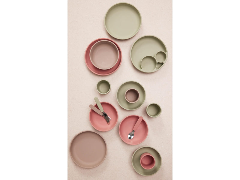 Filibabba Silicone plate 2-pack Green