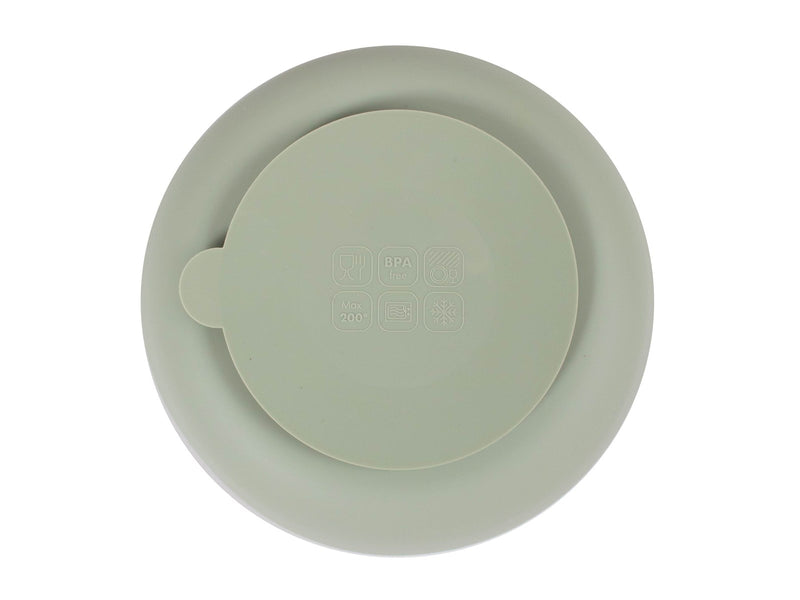 Filibabba Silicone plate 2-pack Green