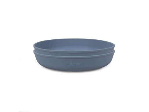 Filibabba Silicone plate 2-pack - Powder blue