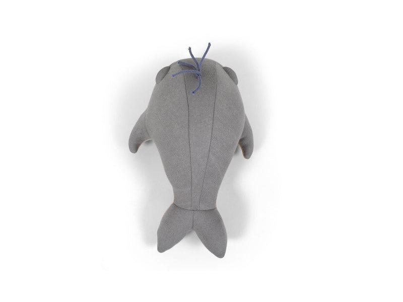 Filibabba Teddy 30 cm - Willie the whale Grey