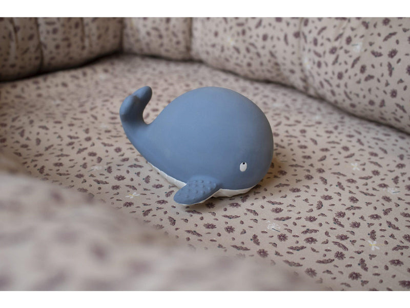 Filibabba Teether - Christian the whale Powder blue