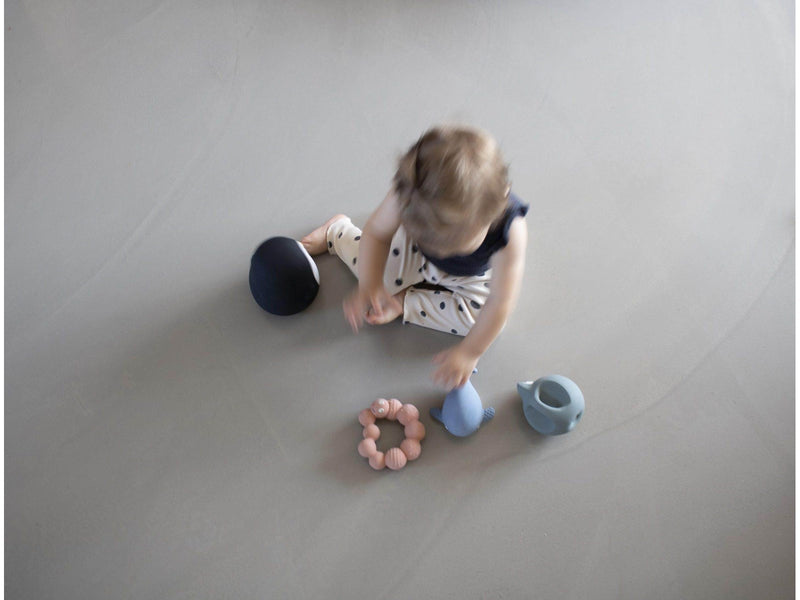 Filibabba Teether - Christian the whale Powder blue