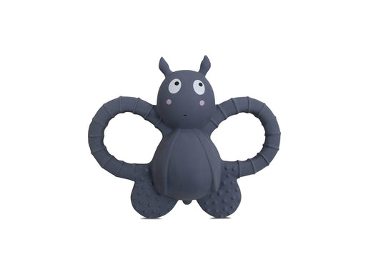 Filibabba Teether - Felix the fly rubber - muddly blue