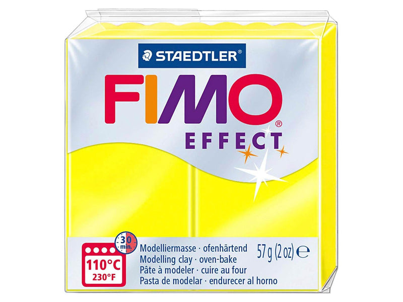 Fimo Mod. clay FIMO effect neon yellow