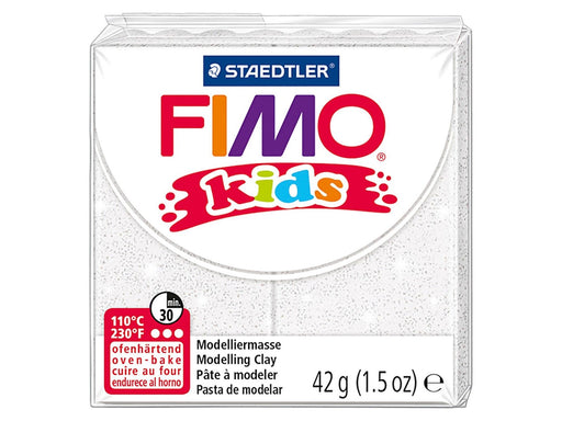 Fimo Mod. clay FIMO kids white glitter