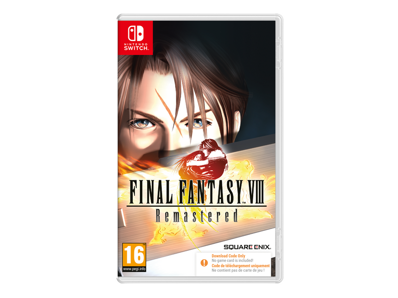 Final Fantasy VIII Remastered (Code in a Box) - Nintendo Switch - RPG - PEGI 16