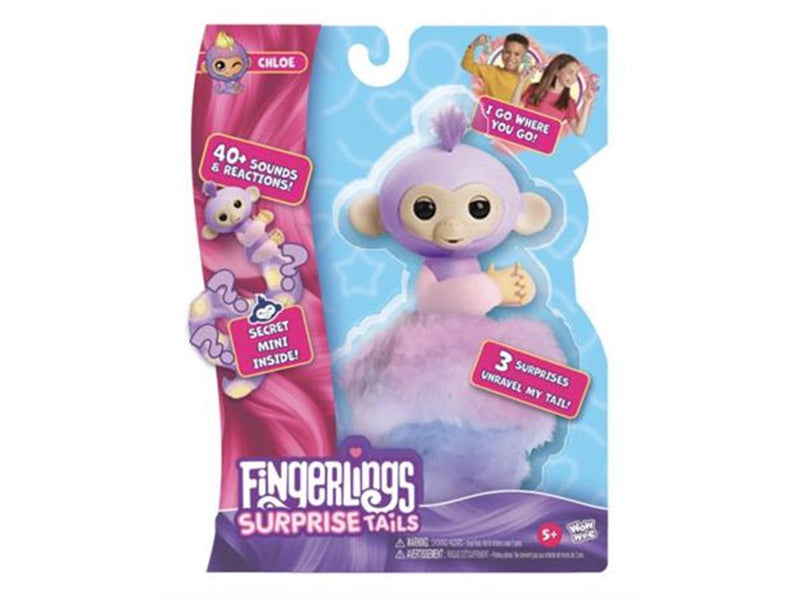 Fingerlings Snuggle Tails - Monkey