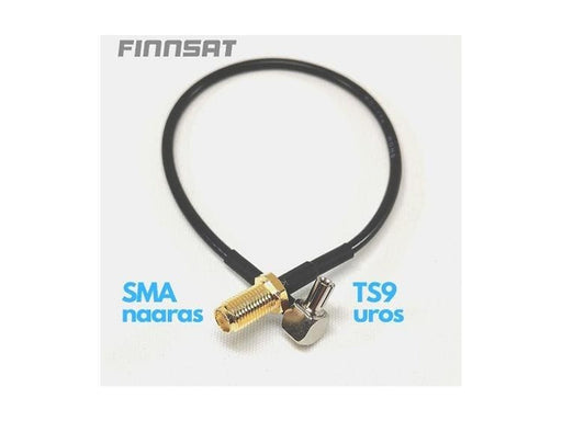 Finnsat adapter cable SMA female - TS9