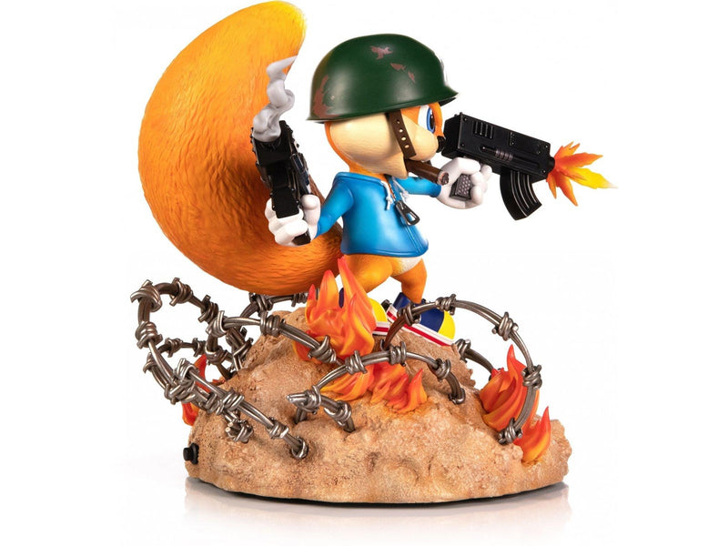 First 4 Figures - Conker's Bad Fur Day Resin Painted Statue: Soldier Conker (Standard Edition) - Figur