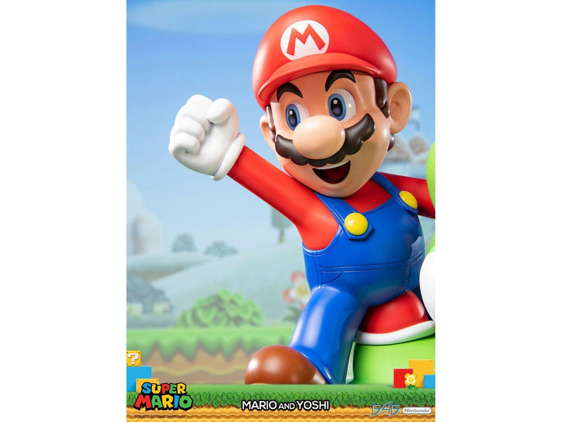 First 4 Figures - Super Mario Statue: Mario And Yoshi Standard Edition - Figur