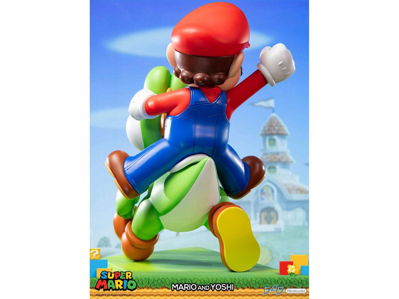 First 4 Figures - Super Mario Statue: Mario And Yoshi Standard Edition - Figur