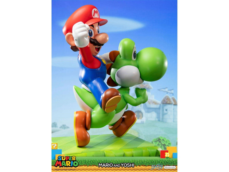 First 4 Figures - Super Mario Statue: Mario And Yoshi Standard Edition - Figur