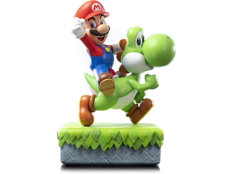 First 4 Figures - Super Mario Statue: Mario And Yoshi Standard Edition - Figur