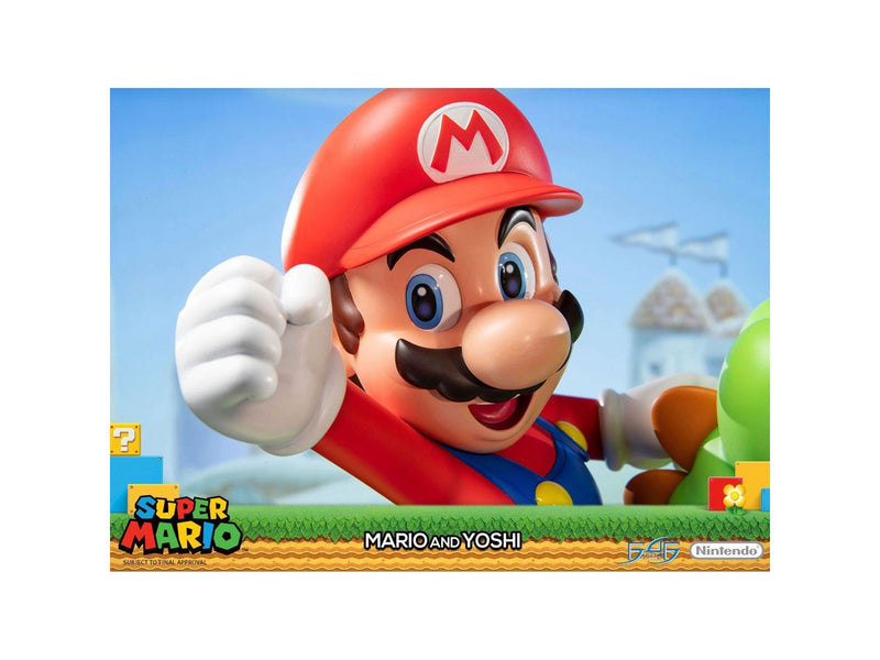 First 4 Figures - Super Mario Statue: Mario And Yoshi Standard Edition - Figur