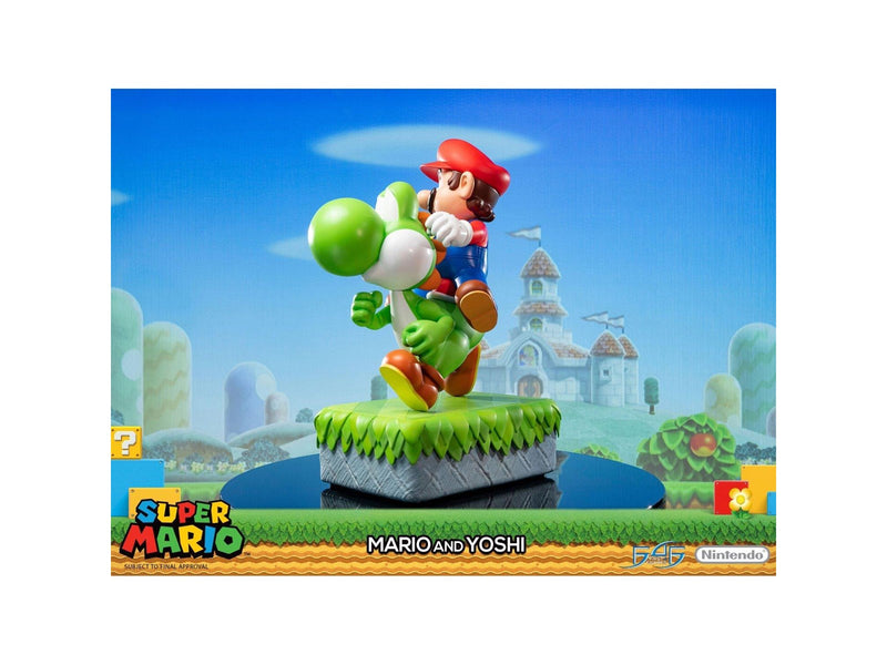 First 4 Figures - Super Mario Statue: Mario And Yoshi Standard Edition - Figur