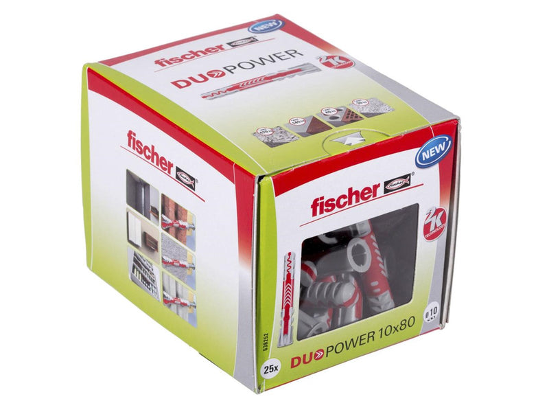 Fischer DuoPower 10 x 80 (25 pcs.)