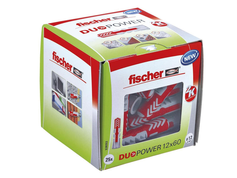 Fischer DuoPower 12 x 60 (25 pcs.)