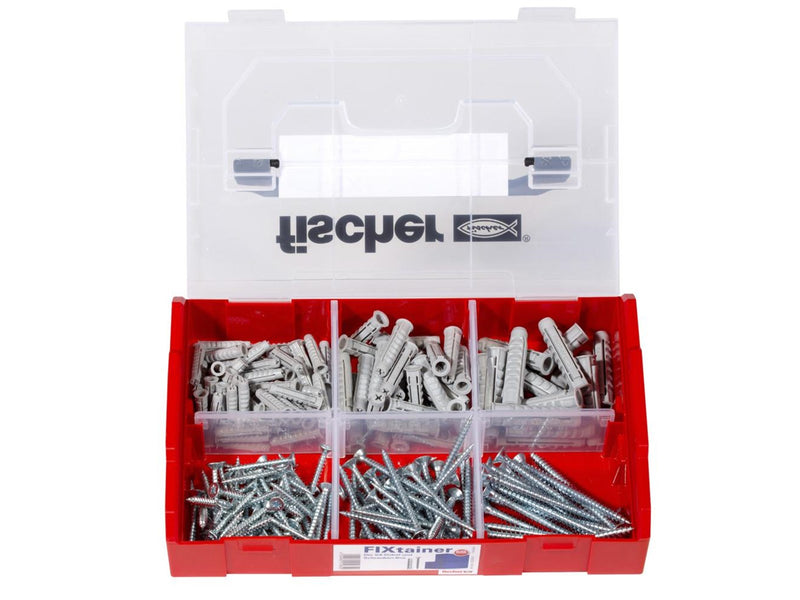 Fischer FixTainer - SX-plug and screw-Box
