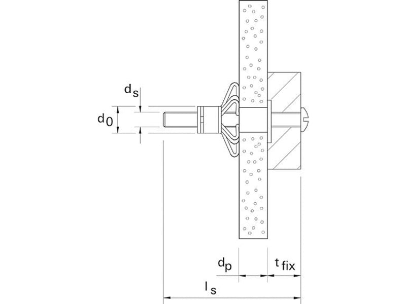 Fischer Metal cavity fixing HM 5 x 52 S with metric screw (50 pcs.)