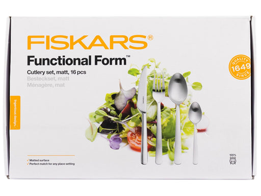 Fiskars Functional Form Cutlery set 16 pcs matt