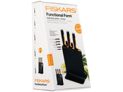 Fiskars Functional Form Plastic knife block 5 knives