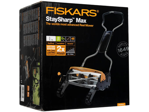 Fiskars Spindelmäher StaySharp Max